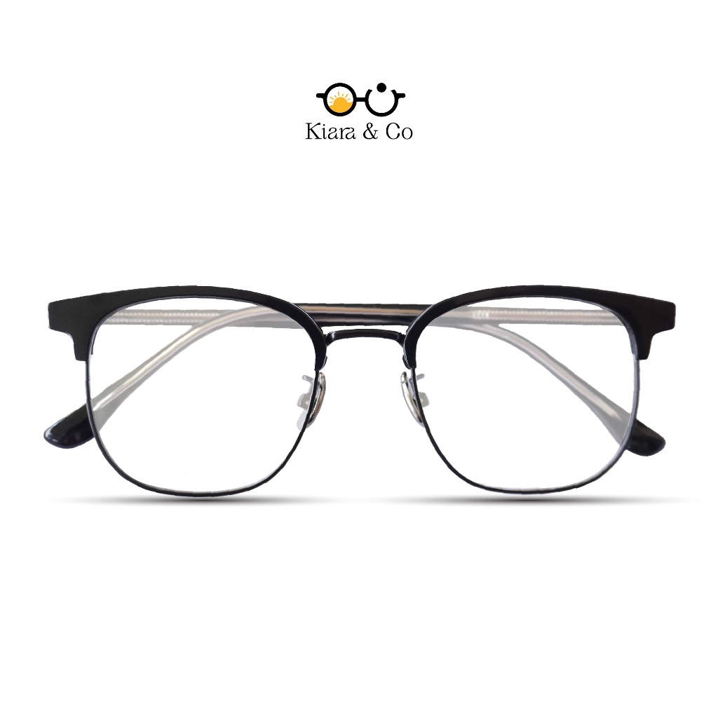 Kiara and Co Official - Frame Kacamata Pria Wanita / B-Titanium ZY 22810
