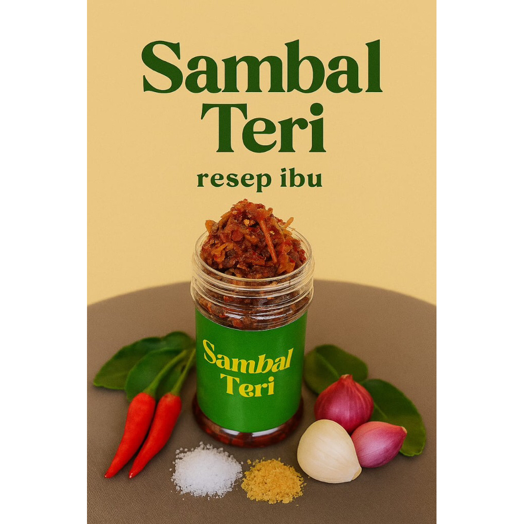 

Sambal Resep Ibu - Sambal Teri Medan - Sambal Kemasan