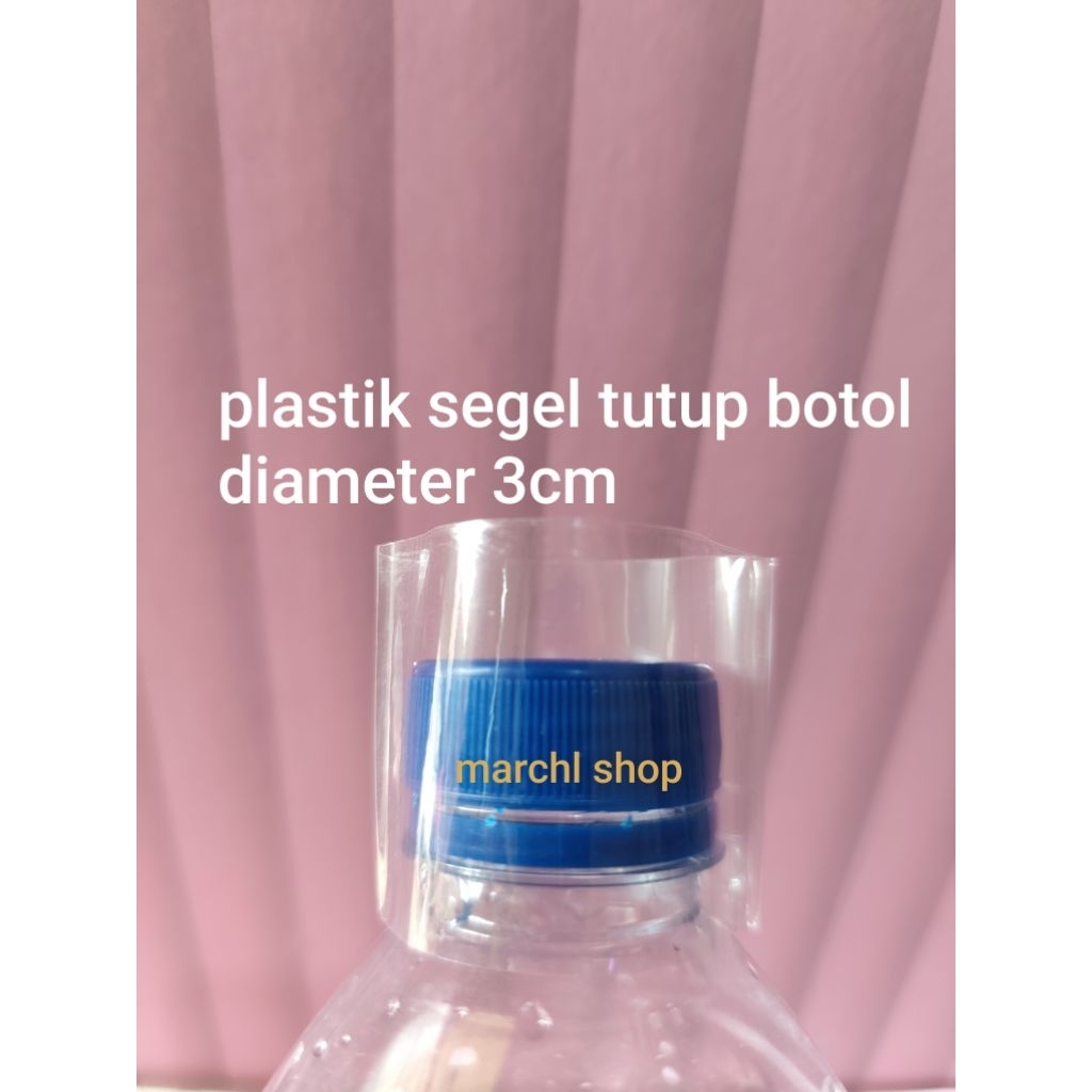 plastik segel botol diameter3cm segel tutup botol zam" segel tutup aqua segel tutup botol marjan isi