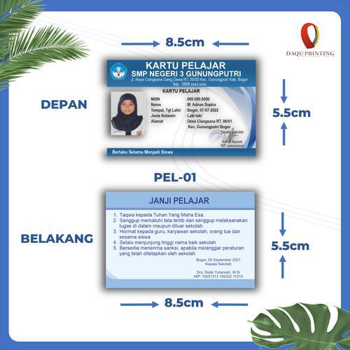 

Cetak Kartu Pelajar - NISN - Siswa/siswi TK,SD,SMP dan Mahasiswa