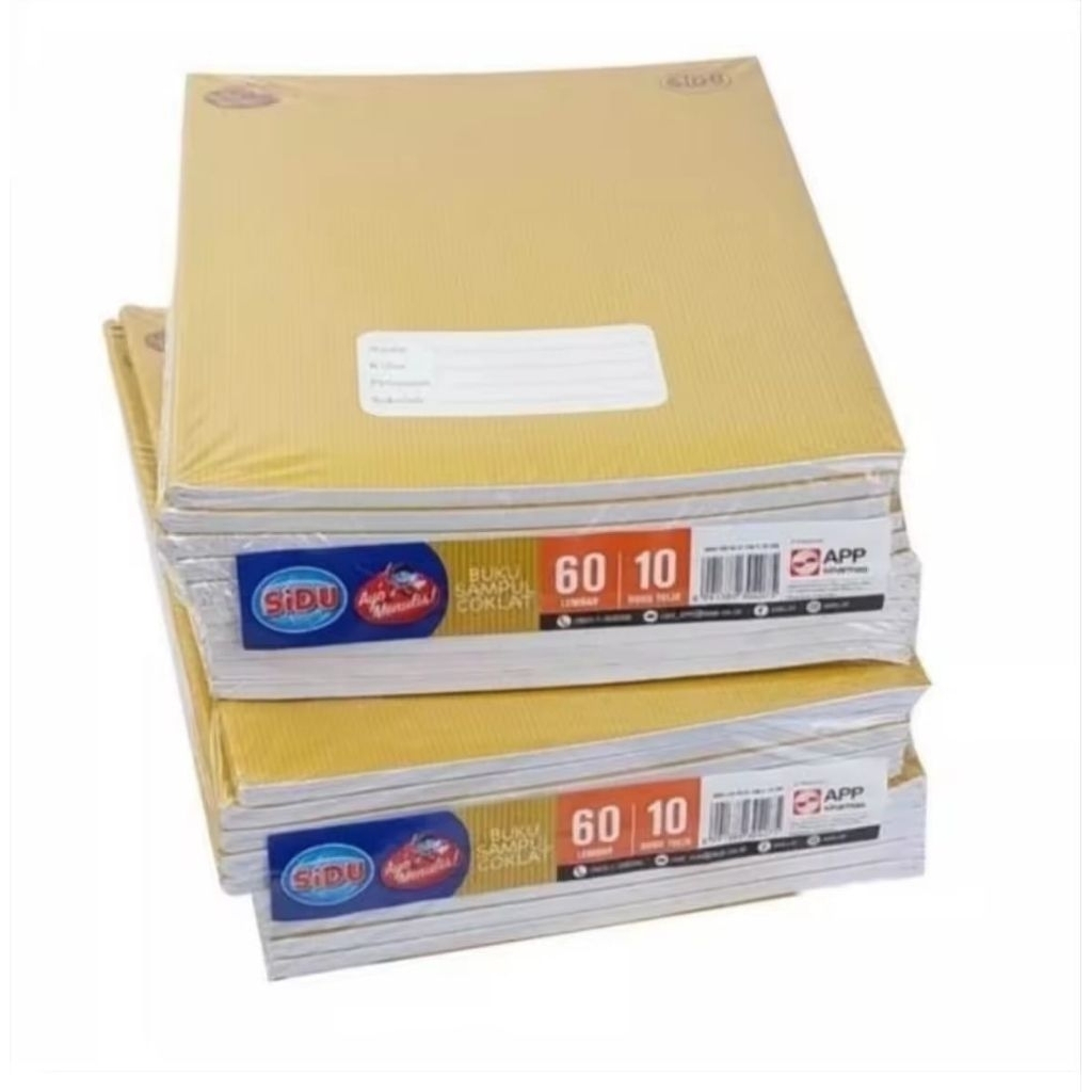 

Sidu kraft isi 60 lembar 1 pak isi 10 buku