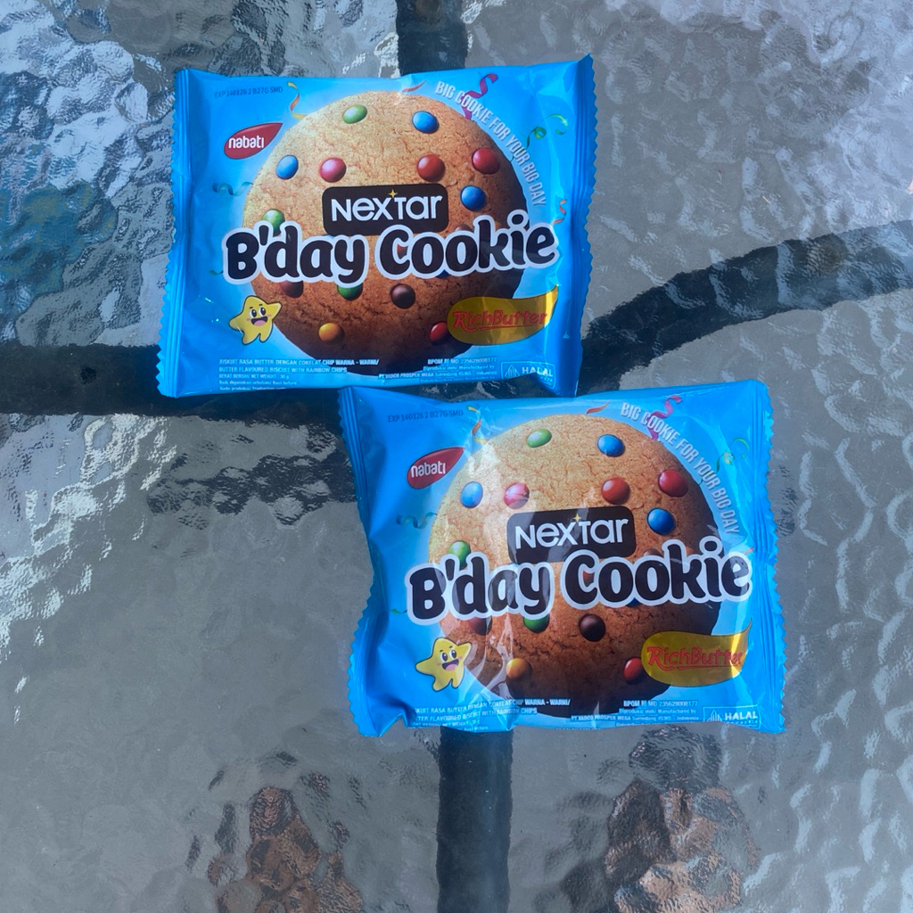 

Nextar B’day Cookie RichButter Kemasan 30 gram Enak