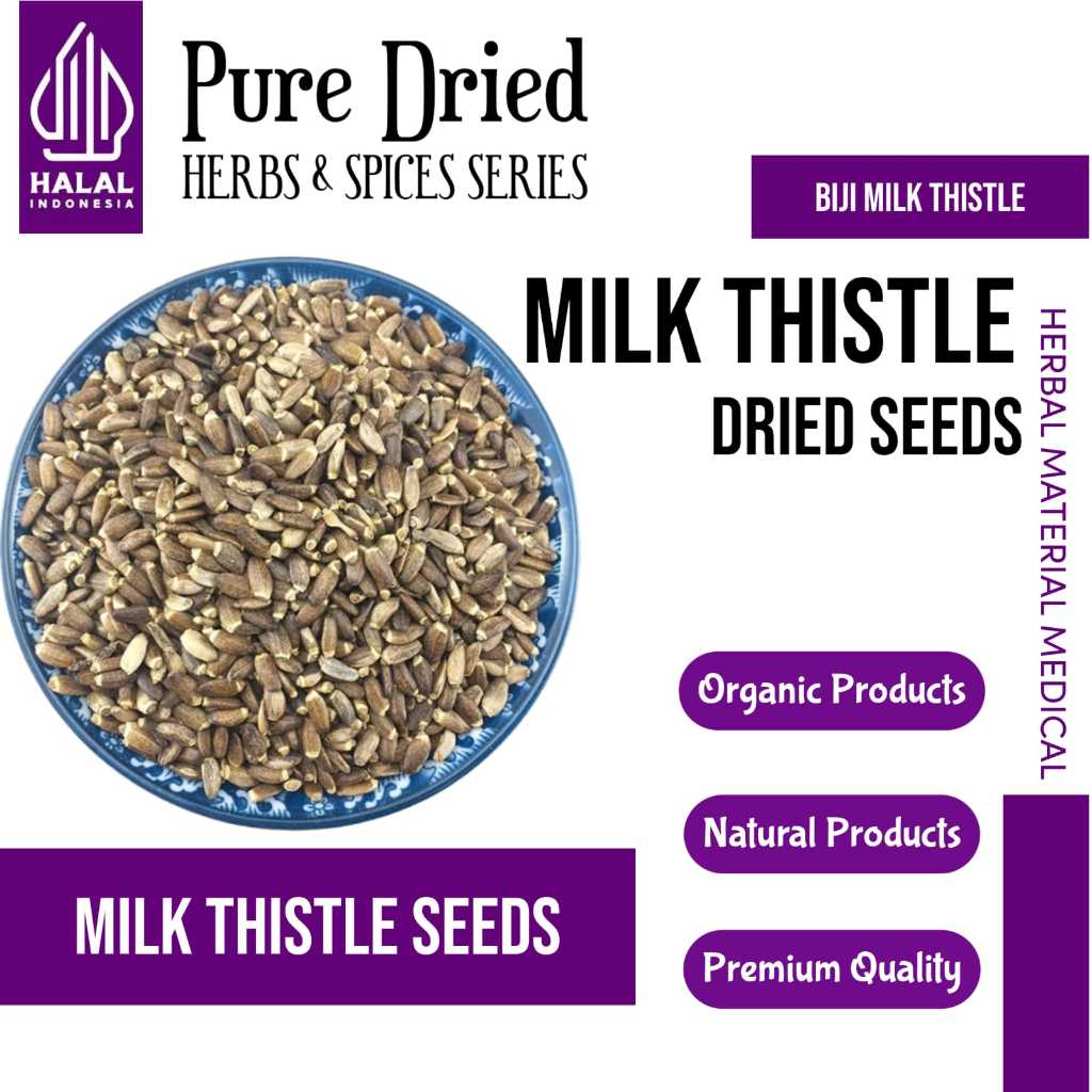 

ELIF TEA Organic Whole Milk Thistle Seed Silybum marianum for Liver Health