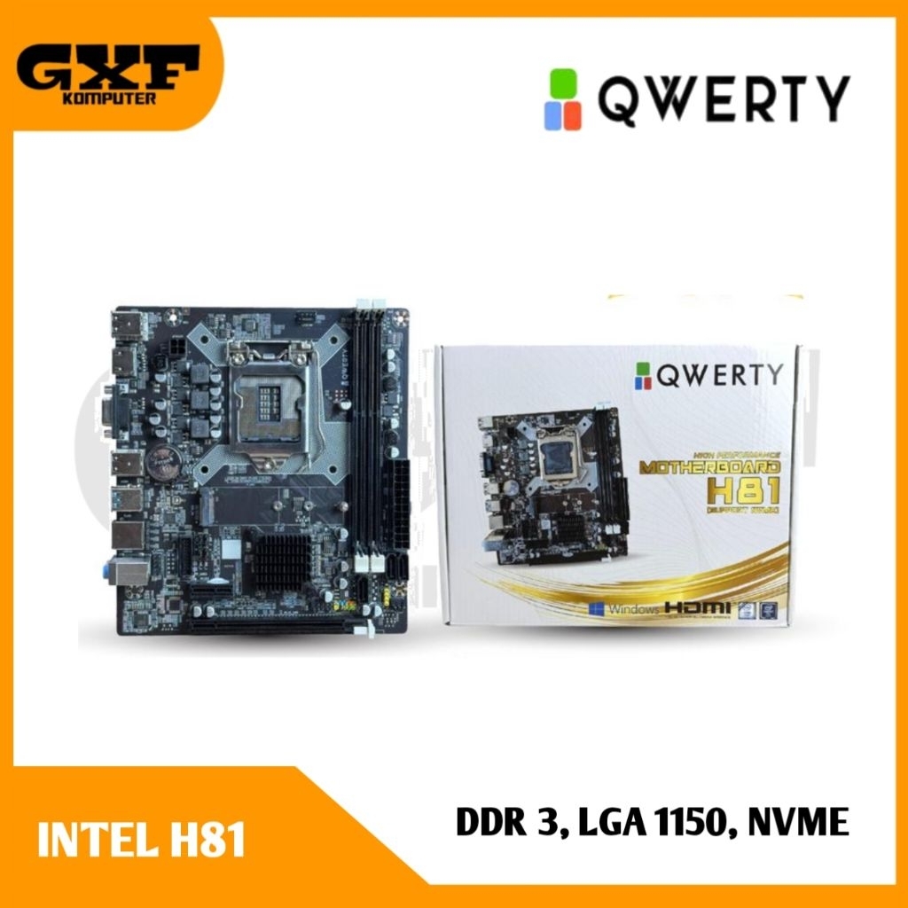 Motherboard Qwerty H81 LGA 1150 NVME