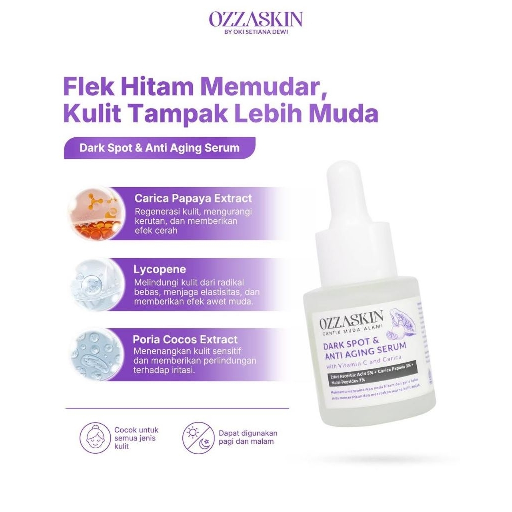 Ozzaskin dark spot & anti aging serum
