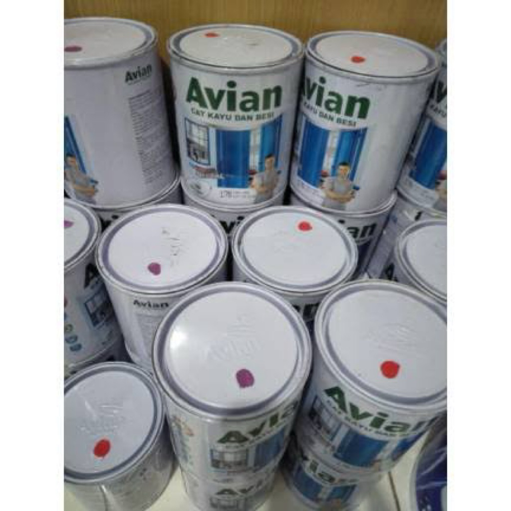 

Cat Minyak Kayu & Besi Avian 1Kg Kaleng Harga Termurah di shopee warna lengkap
