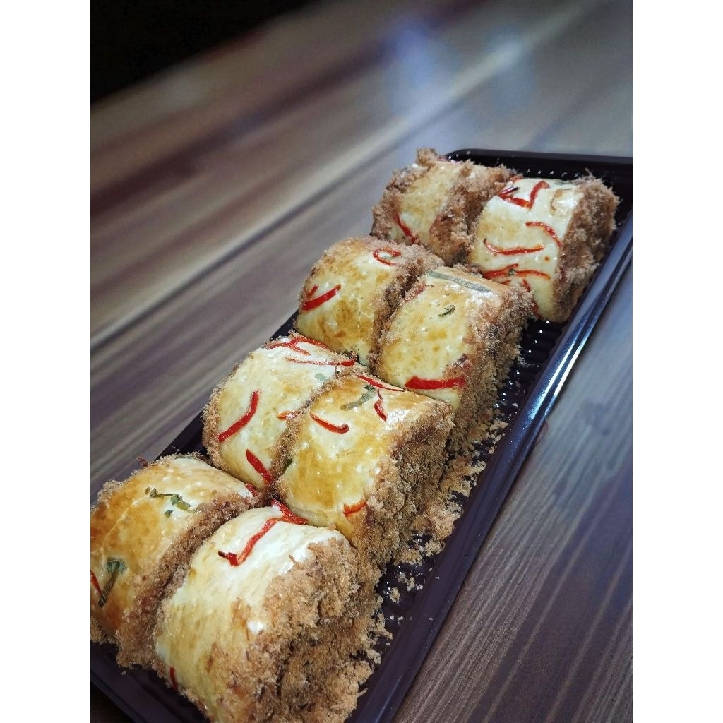 

flos roll (roti abon gulung)
