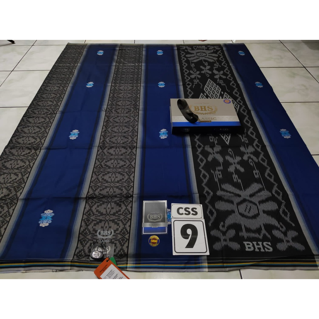 SARUNG BHS CLASSIC SILVER SONGKET-SARUNG BHS PREMIUM
