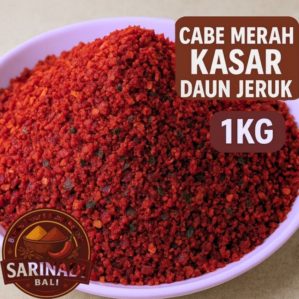 

Cabe Merah Kasar Daun Jeruk 1Kg Kiloan Original Campuran Daun Jeruk Wangi Pedas