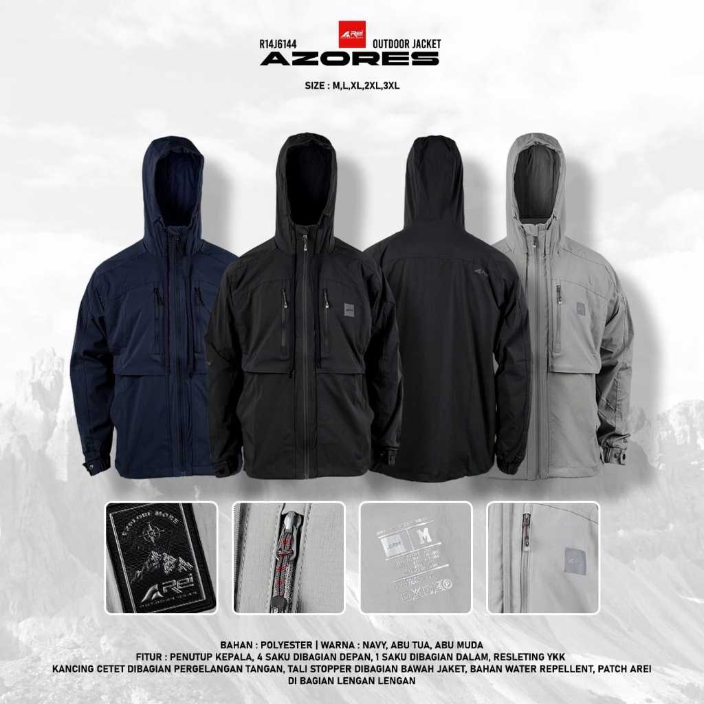Jaket Pria / Jaket Outdoor Arei Azores Arei Outdoorgear