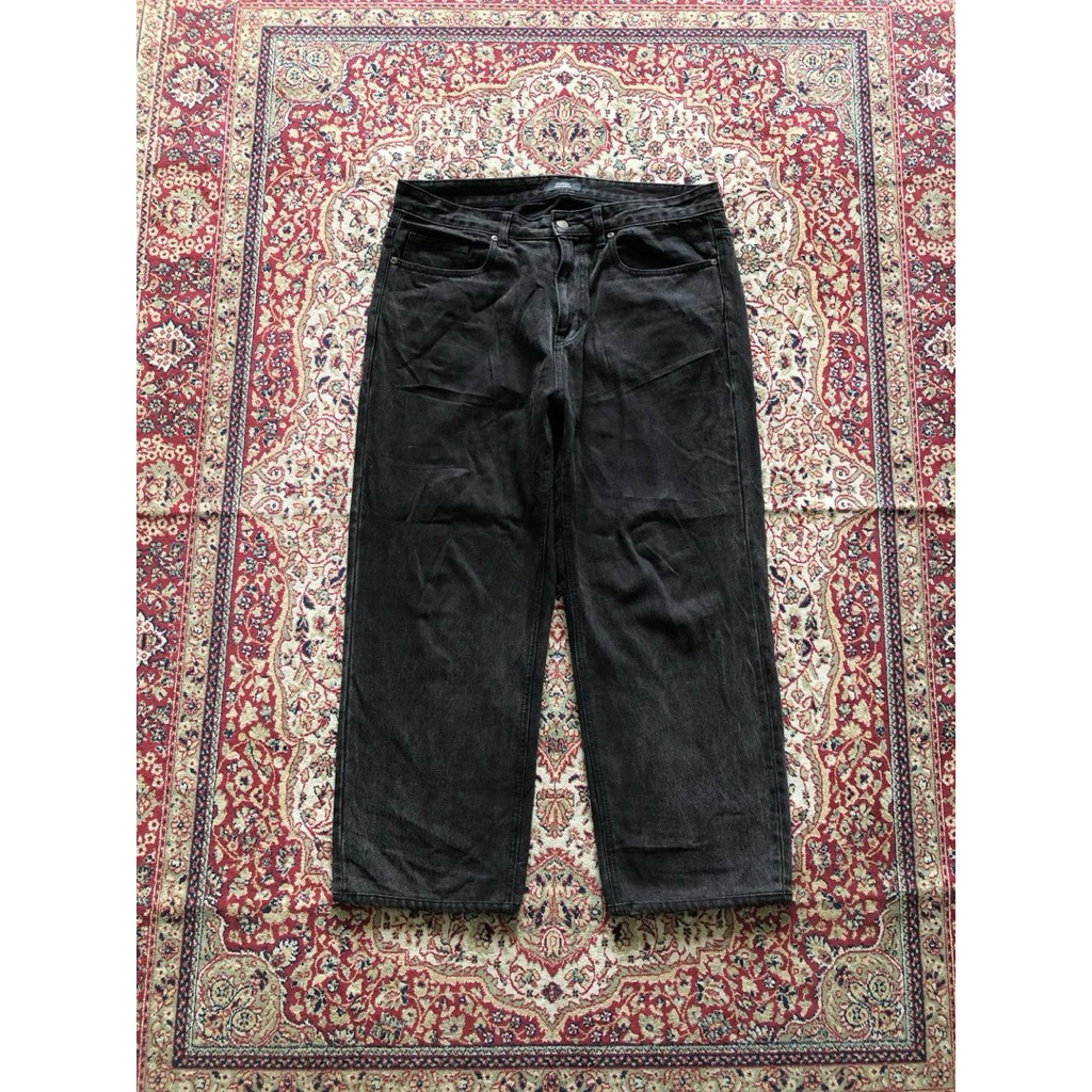 Celana Musinsa standard denim wide pants HG110