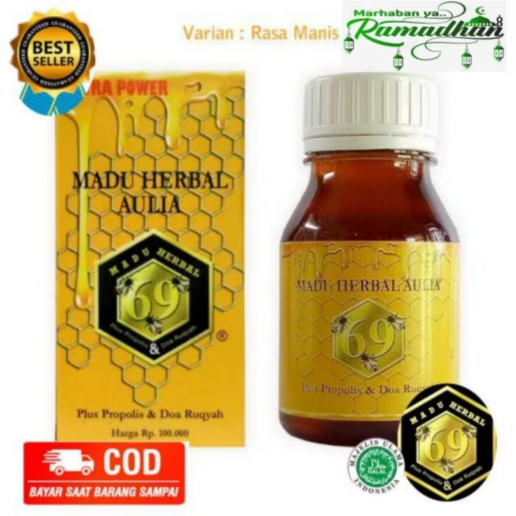 

Madu Herbal 69 manis Aulia plus propolis