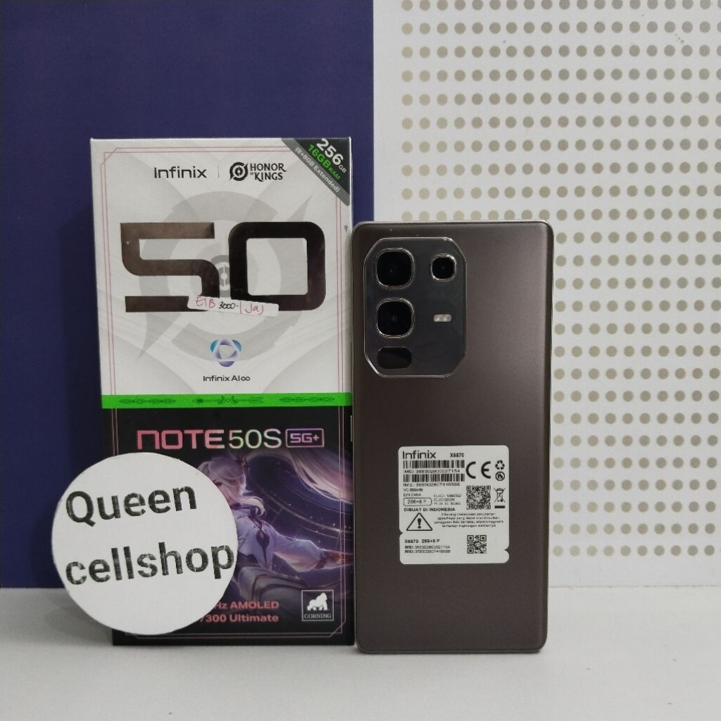 INFINIX NOTE 50S 5G+ 8/256 SECOND FULLSET