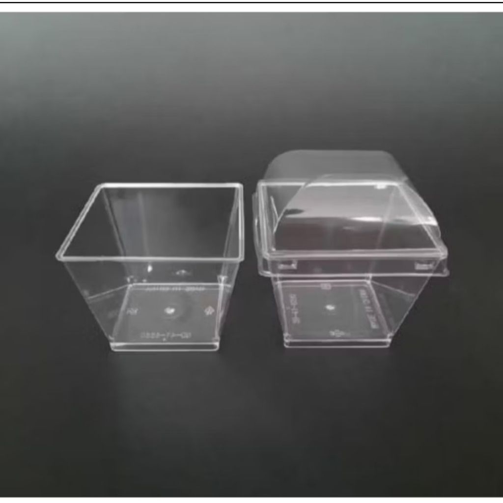 Cup Gelas Pudding/Jelly CH24 Persegi 10p