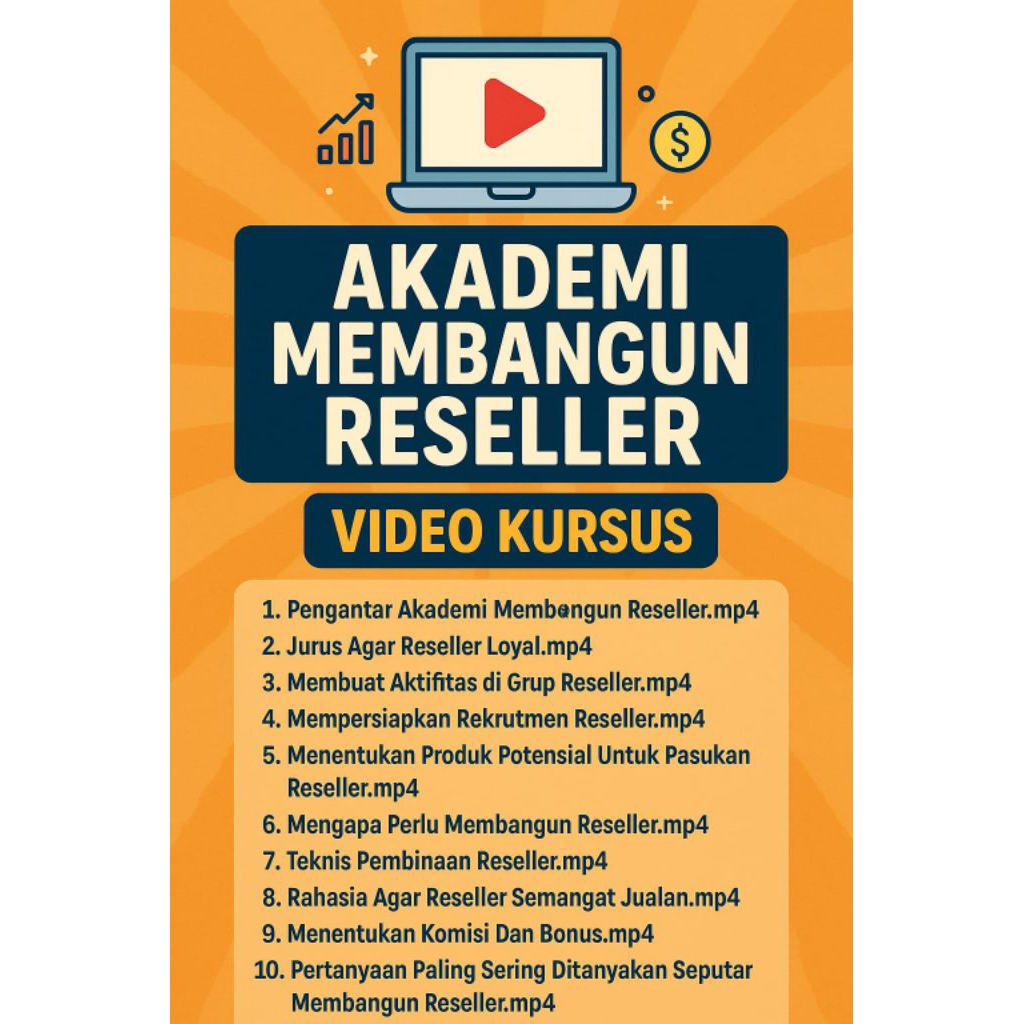 Video Kursus Akademi Membangun Reseller