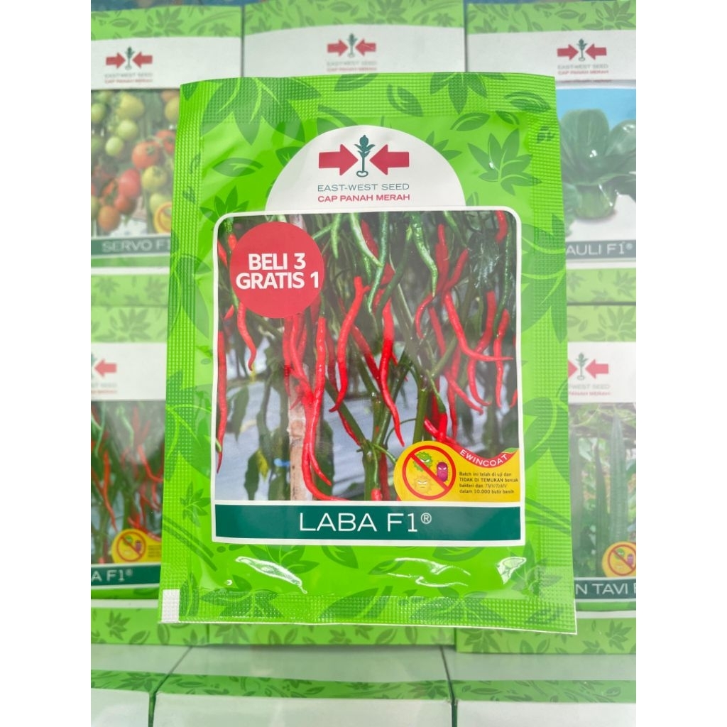 Bibit Laba Cabe Keriting Cap Panah Merah isi 1750 butir