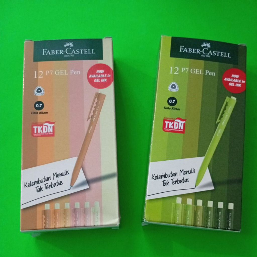 

P7 gel Pen Faber Castell kemasan per Lusin ( isi 12)