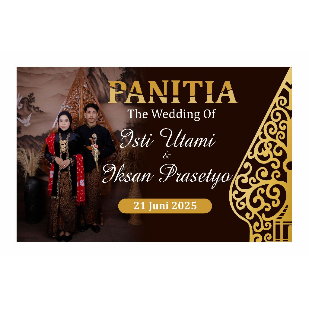 KARTU TANDA PANITIA WEDDING