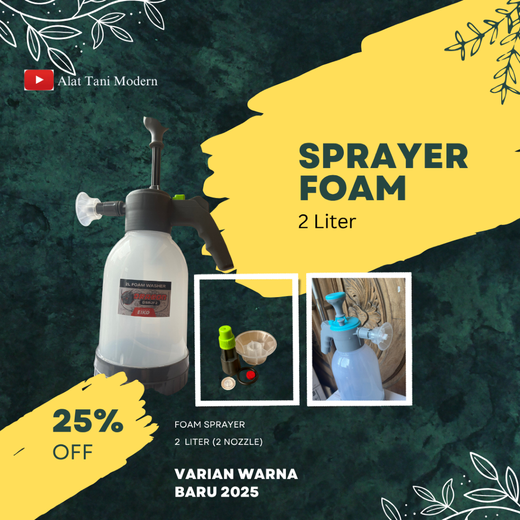 sprayer cuci salju motor Foam sprayer Hand sprayer manual 2 Nozel