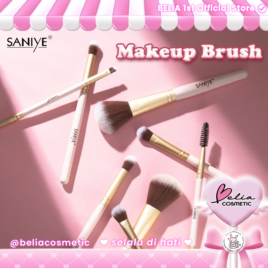 ❤ BELIA ❤ SANIYE Original Soft Makeup Brush | Sikat Powder Brush Concealer Eyeshadow Brush