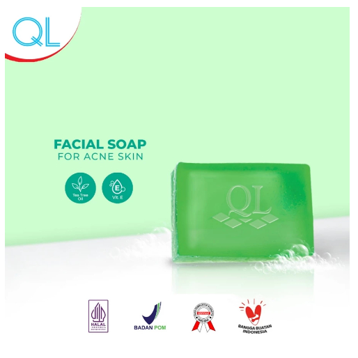 QL ANTI ACNE SOAP / SABUN ANTI ACNE QL / SABUN JERAWAT