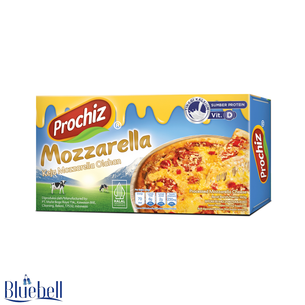 

Prochiz Keju Mozzarella 160gr Keju Melar Mozarella
