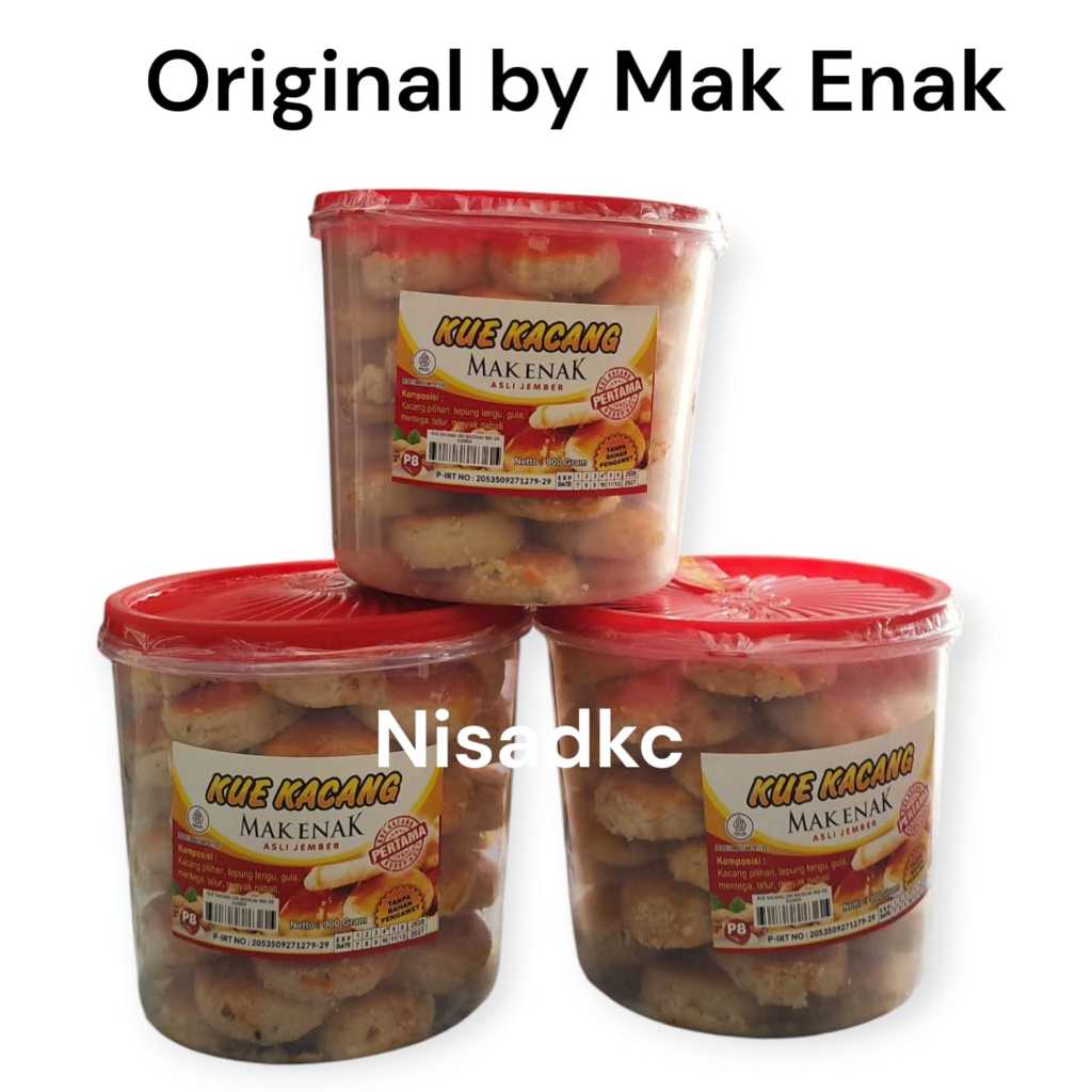 

Kue Kacang Original MAK ENAK Asli Jember Nisadkc
