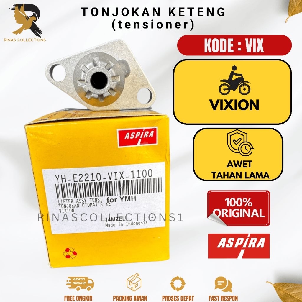 Tonjokan keteng Lifter Assy Tensioner Rantai Keteng otomatis VIX VIXION OLD NEW ORIGINAL ASPIRA