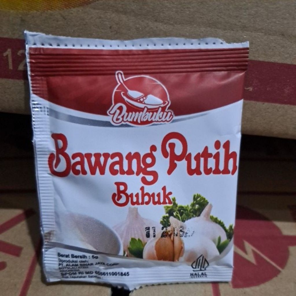 

bumbuku bawang putih bubuk 5gr 1pcs