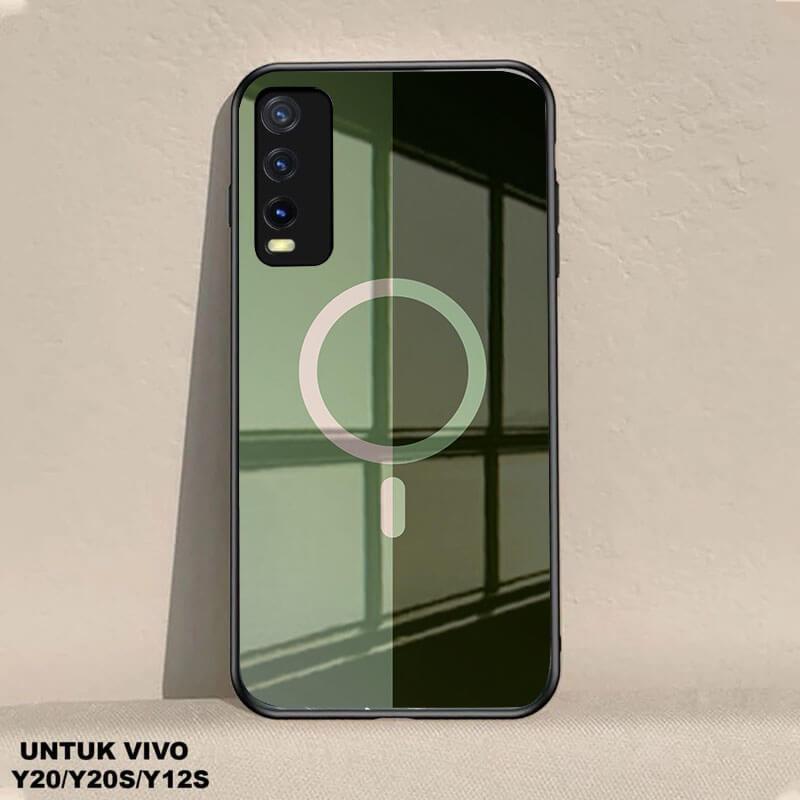 (G06) Softcase Glass Kaca For VIVO Y20 / VIVO Y20s /  VIVO Y12s TERBARU 2025 Case Hp Terbaru Anti Ai