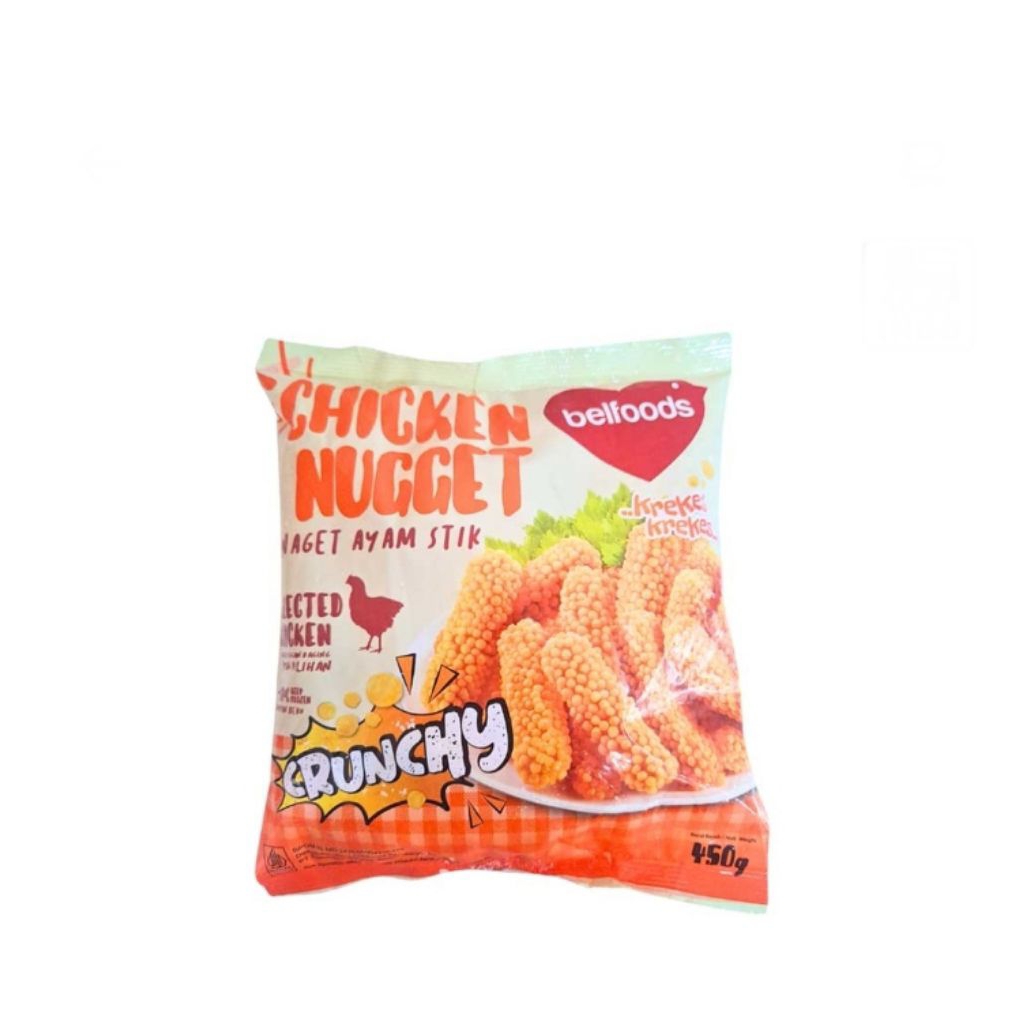 

belfoods chicken nugget stick crunchy 450 gr