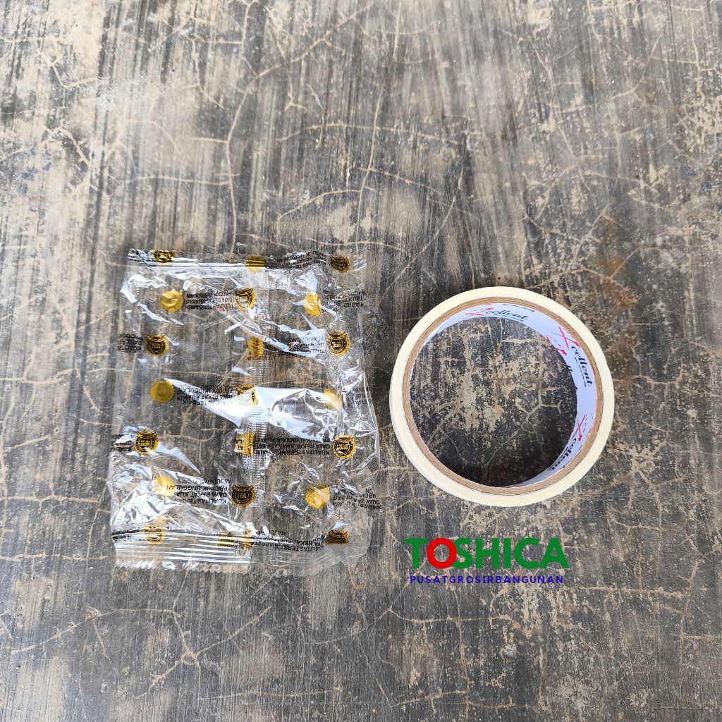 

Xcellent Lakban Kertas 1 inch - Perekat Kuat / Making Tape Satuan