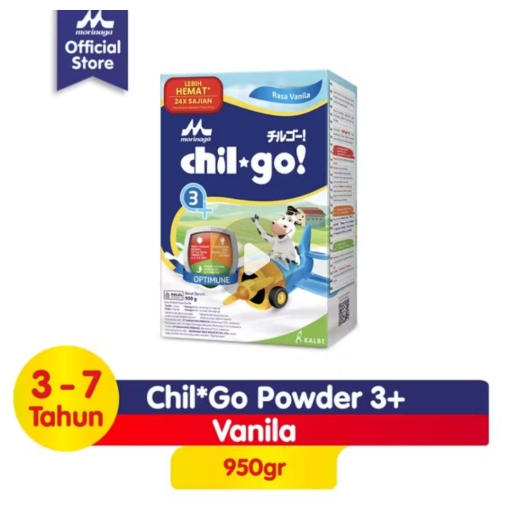 

Chil go 3+ Susu Formula 950 gram Morinaga