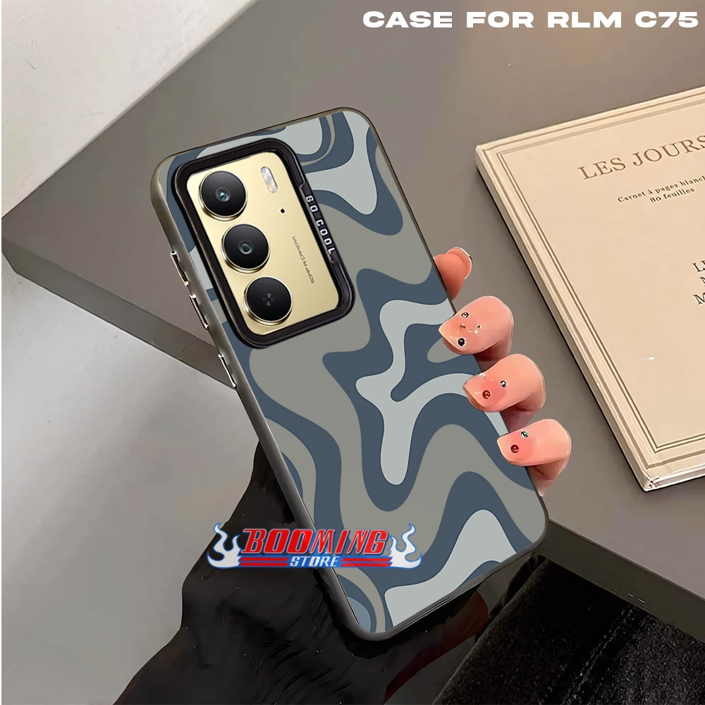 Khusus Case REALME C75 C75X C71 Casing REALME Premium Matte Hard Casing - Case IMD - Case Hologram M