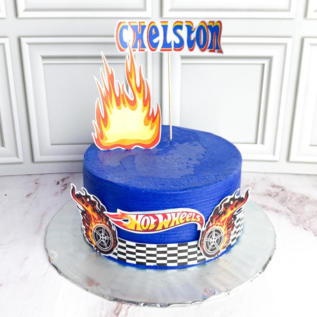 

Kue Ulang Tahun/Birthday Cake/Kue Ultah Tema Hot Wheels/Kue Birthday Jakarta/Kue Birthday Anak Cowo