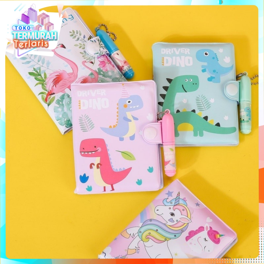 

TTT Set Mini Note Book Notes Unicorn Free Pena Kartun Lucu Kreatif Untuk Anak Anak Buku Catatan Lucu Dengan Pulpen