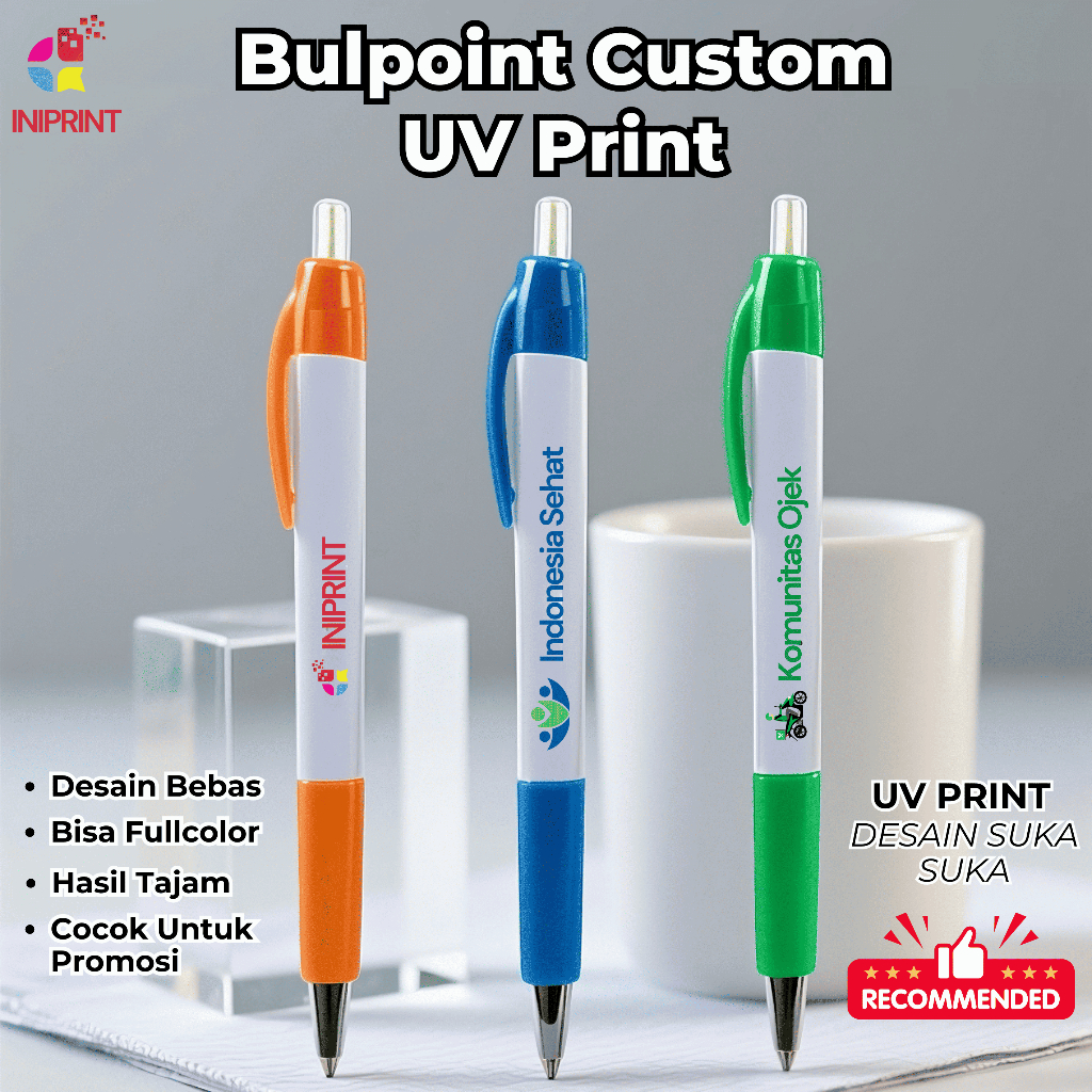 

Bulpoint Custom UV Print/Bulpoint Square/Bulpoint Souvenir Pernikahan,Seminar,Dll