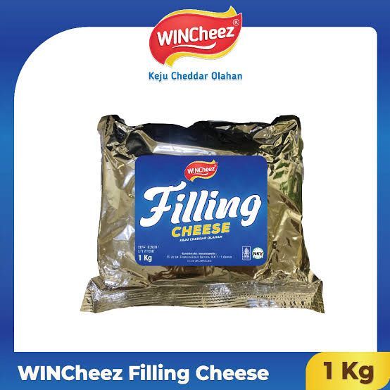 

WinCheez Keju Filling Cheddar 1 KG Gurih Halal /