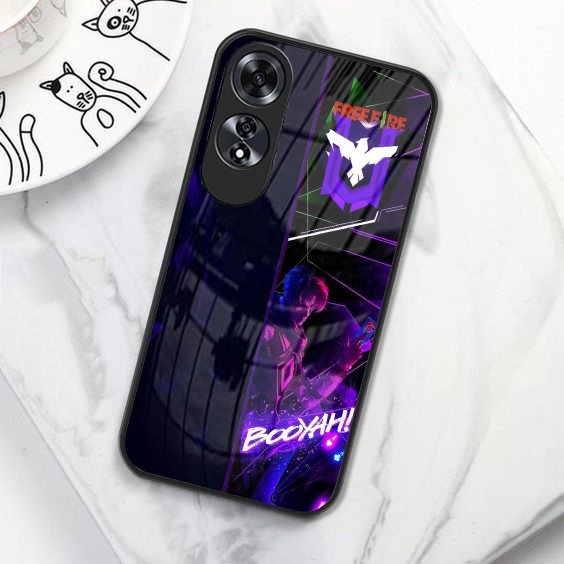 (B133) Softcase Glass Kaca OPPO A60 - CASE HP TERBARU - Case Hp OPPO A60 Terbaru Anti Air TPU