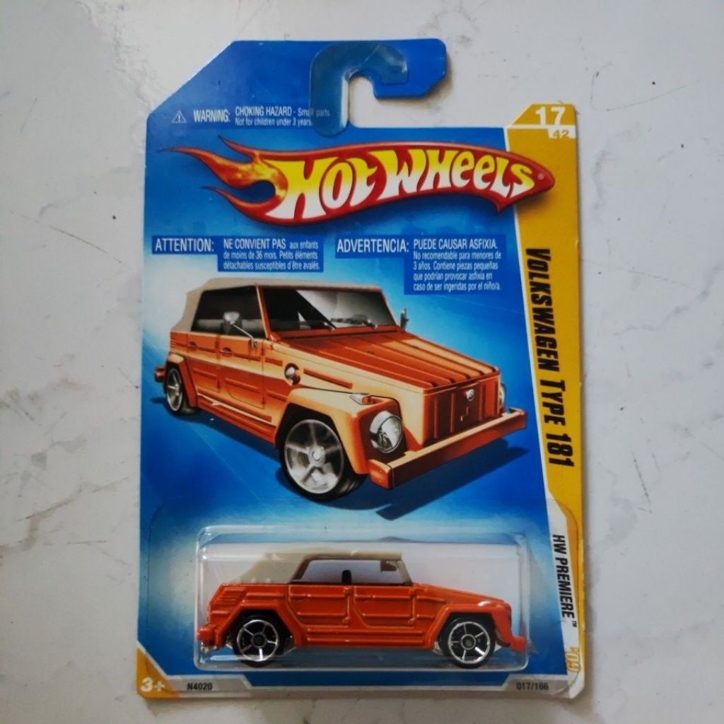 Hotwheels HW Premiere VW Type 181 Orange