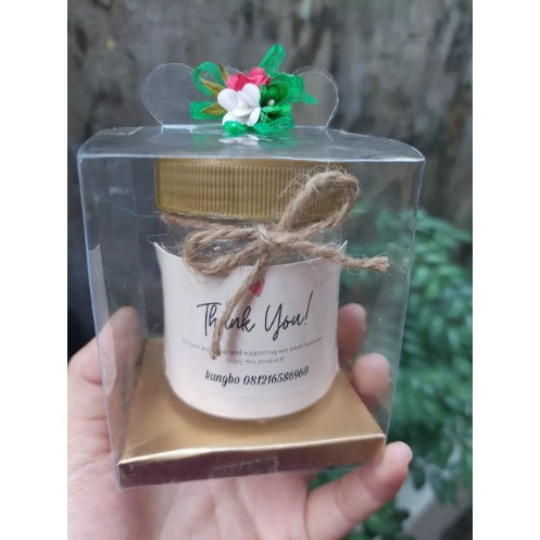 

(MIKA SAJA) Kotak Mika Souvenir Ukuran 8x8x6 cm