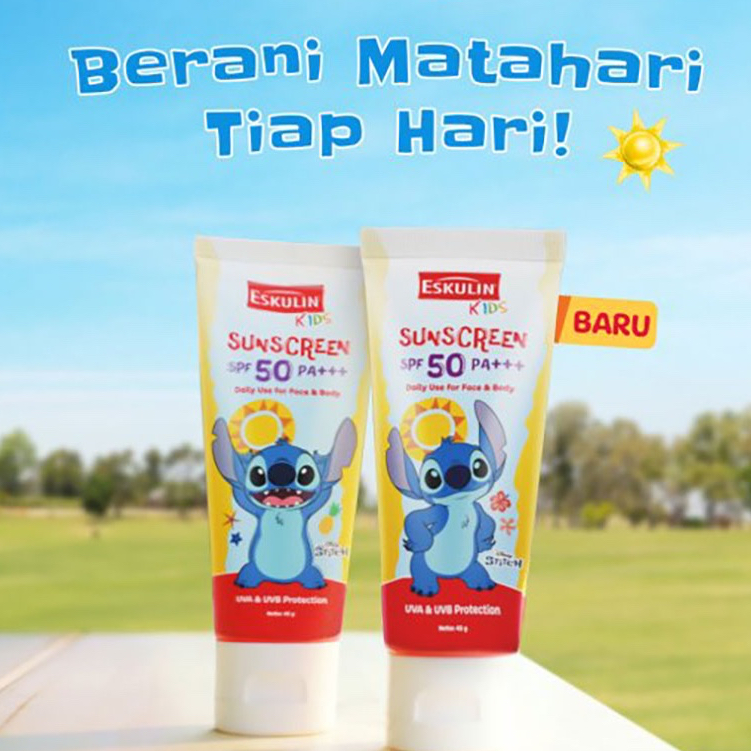ESKULIN KIDS - Suncreen Stitch 45gr / Suncreen Anak SPF 50 PA+++