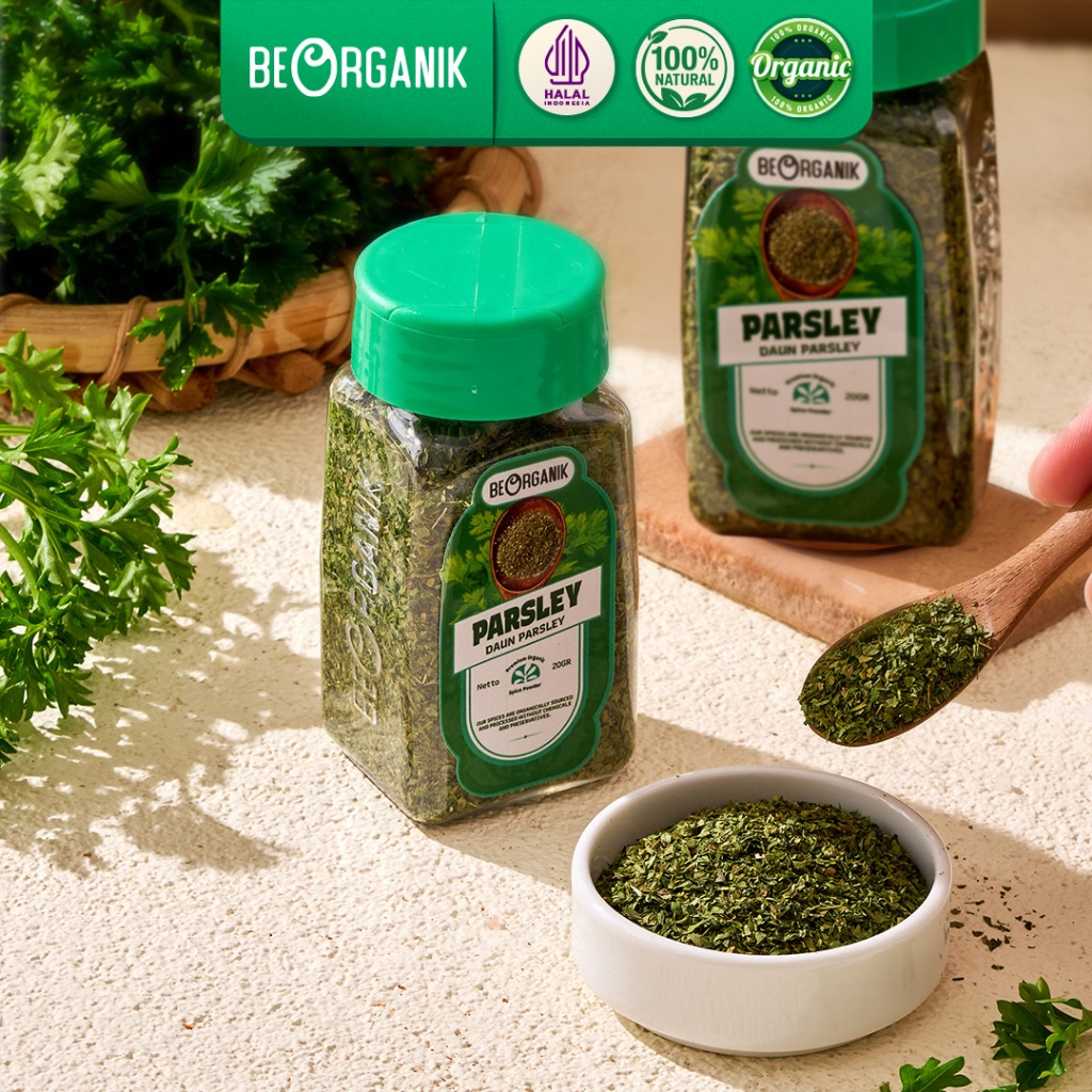 

Beorganik Dried Parsley Flakes / Parsley Kering