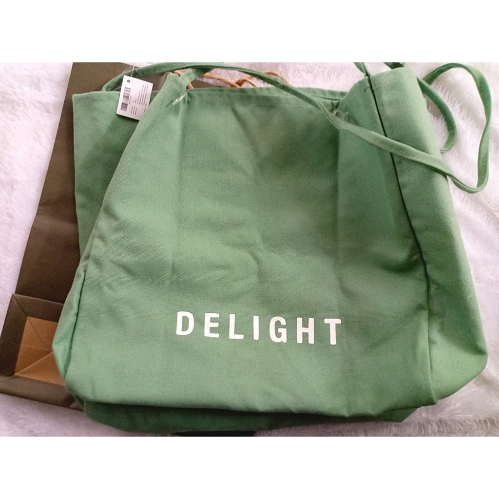 MR DIY Totebag Canvas Premium Delight free Notebook free paper bag