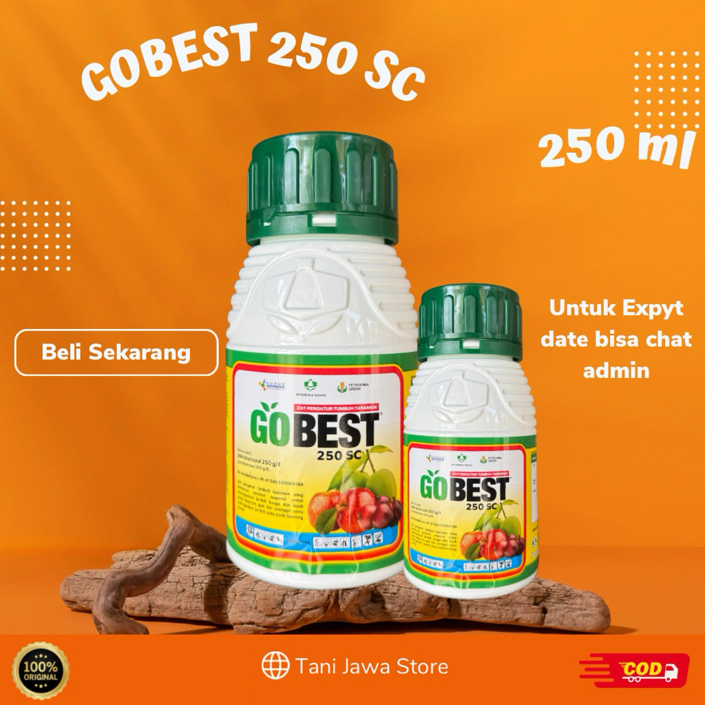 GOBEST 250 SC - 250ml Zat Pengatur Tumbuh Tanaman / Perangsang buah ORIGINAL