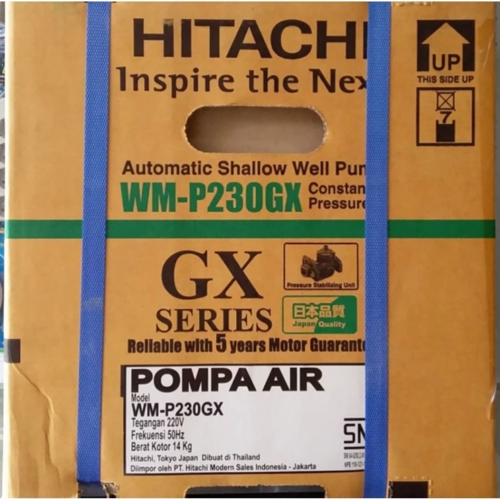 Pompa Air Pendorong Hitachi WMP 230GX Pompa Air Hitachi WMP230GX