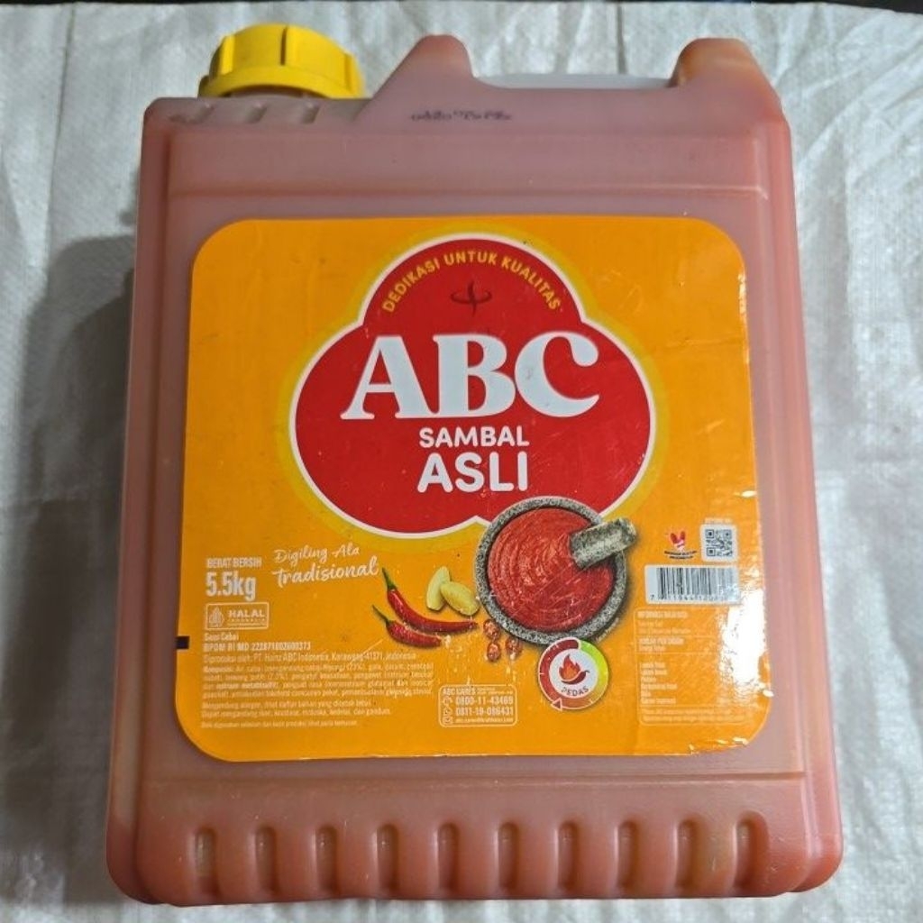 

Saos sambel asli ABC jurigen 5,5kg
