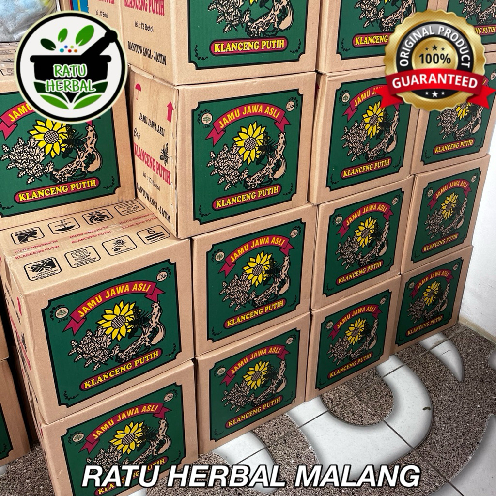 

Klanceng Putih 1 Dus isi 12 Botol Kaca