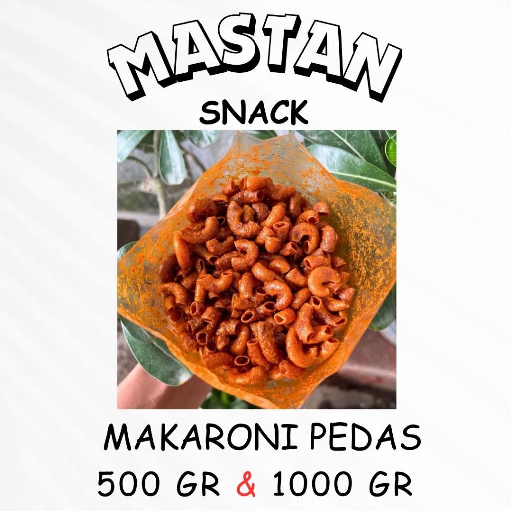 

[500gr & 1kg] Cikruh Balado Cemilan Makaroni Pedas Renyah