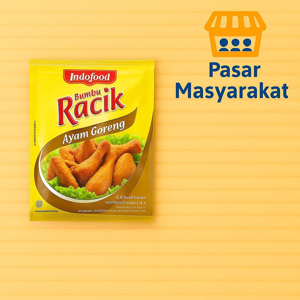 

Bumbu Racik Ayam Goreng Instan 1 Sachet Pasar.Masyarakat